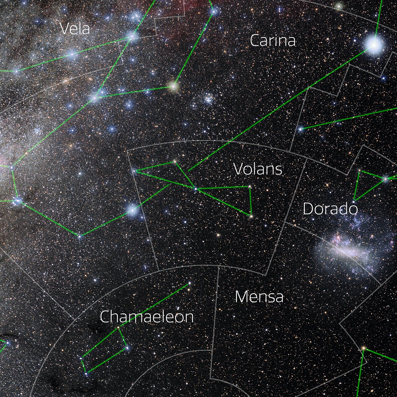 NOIRLab Images of Volans