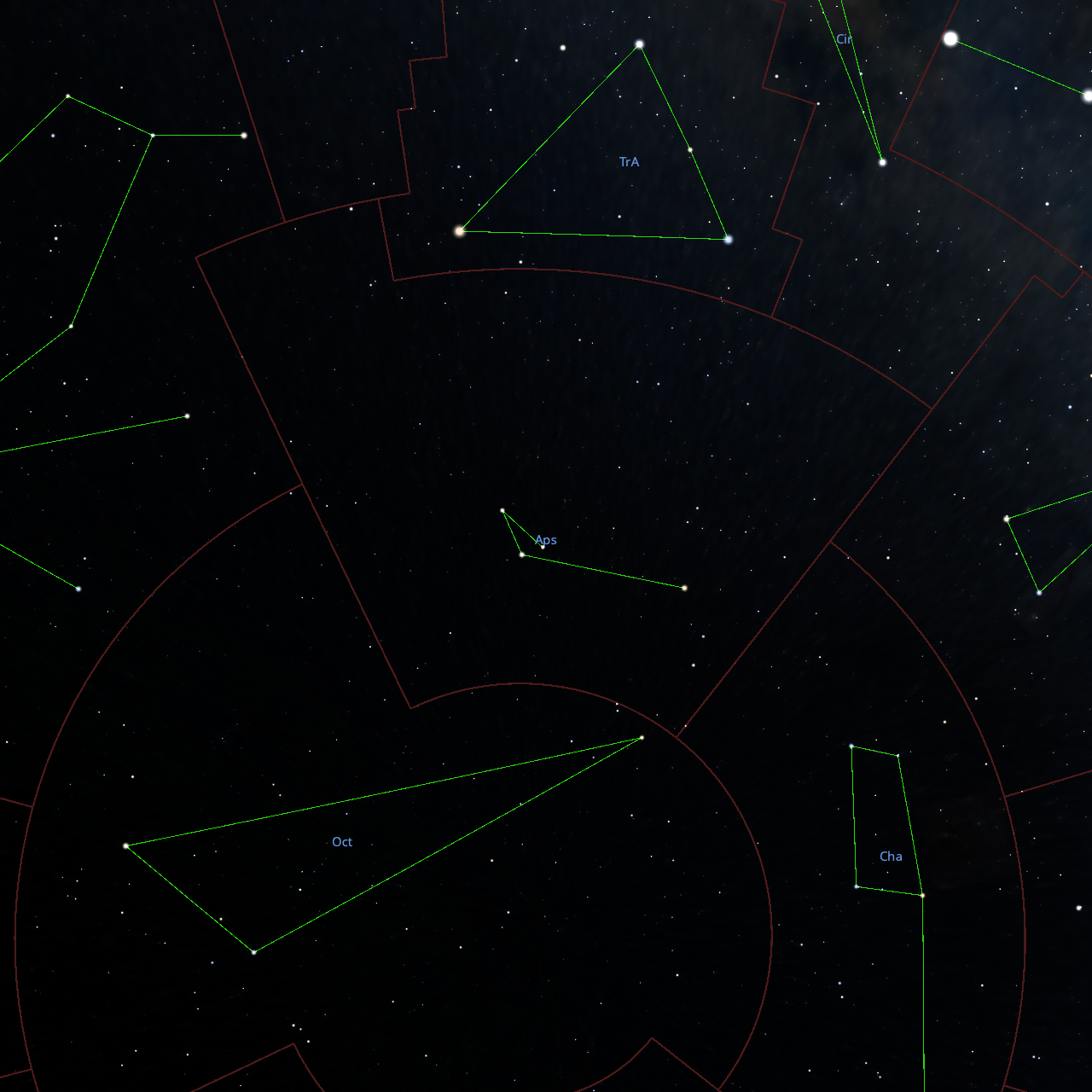 Stellarium Images of Apus