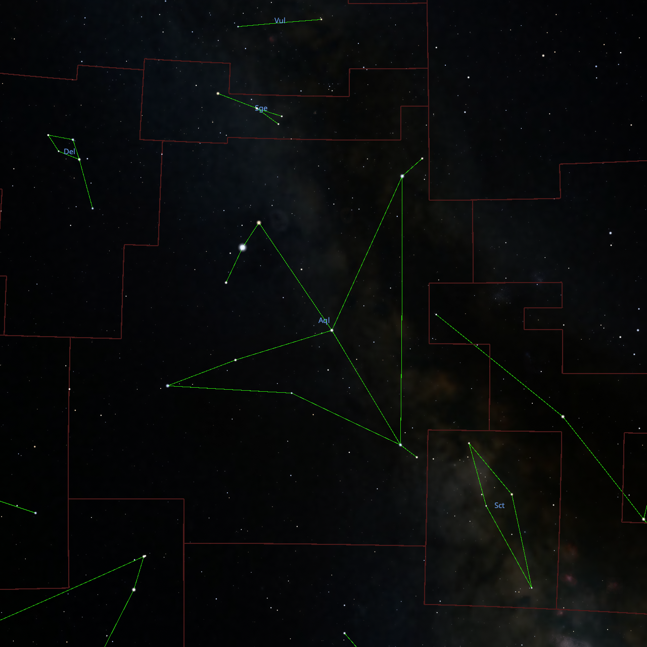 Stellarium Images of Aquila
