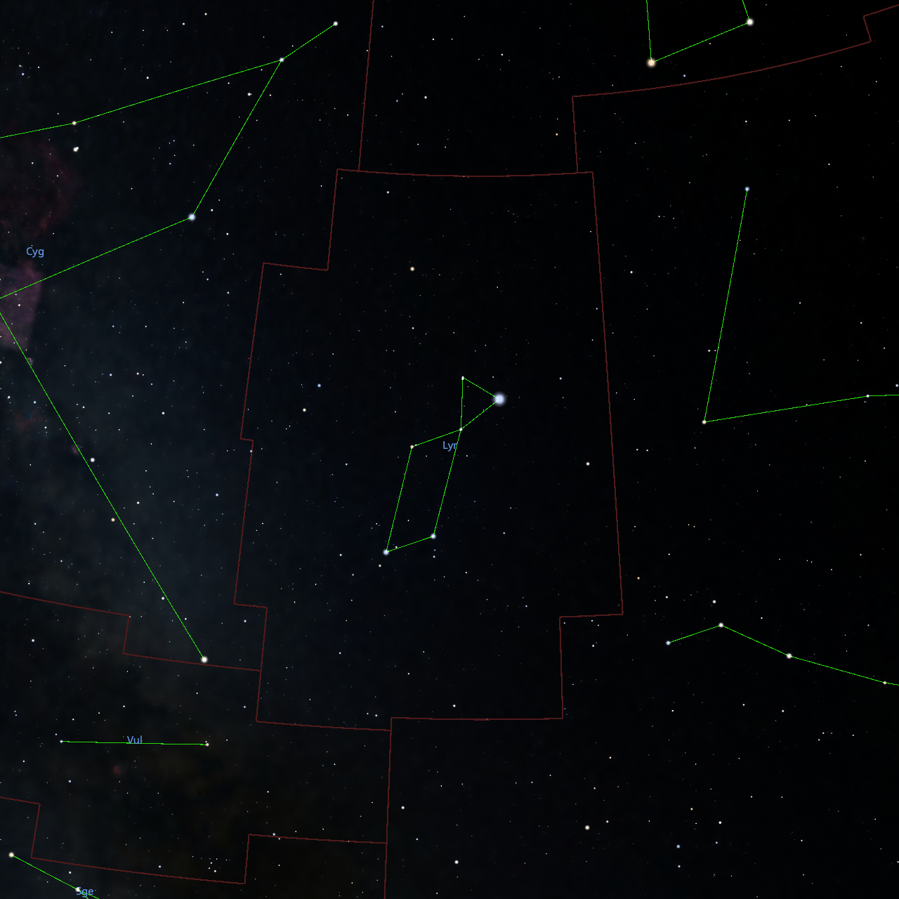 Stellarium Images of Lyra