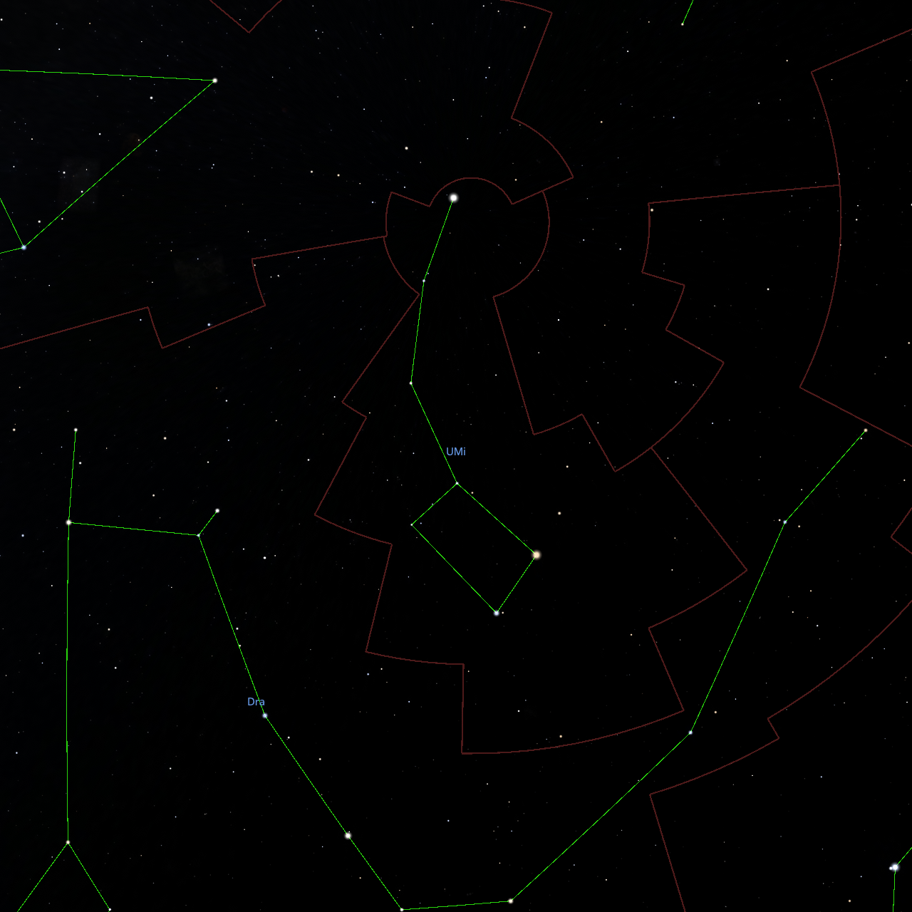 Stellarium Images of Ursa Minor