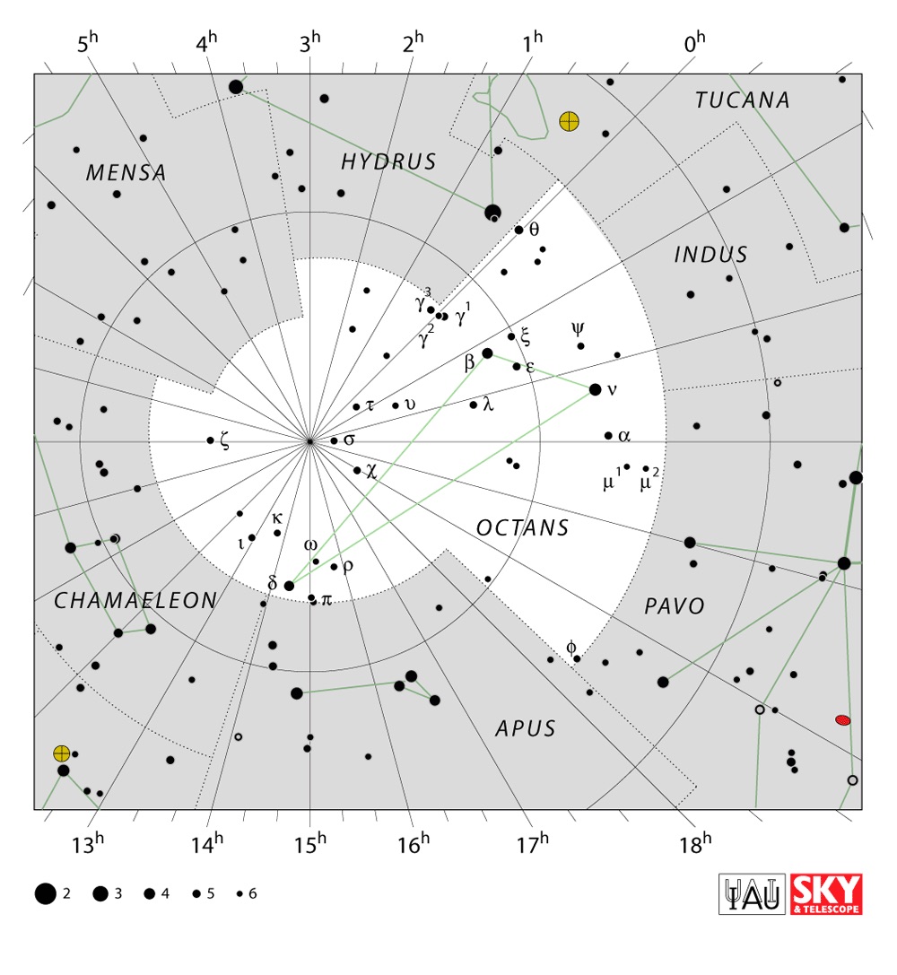 IAU Chart of Octans