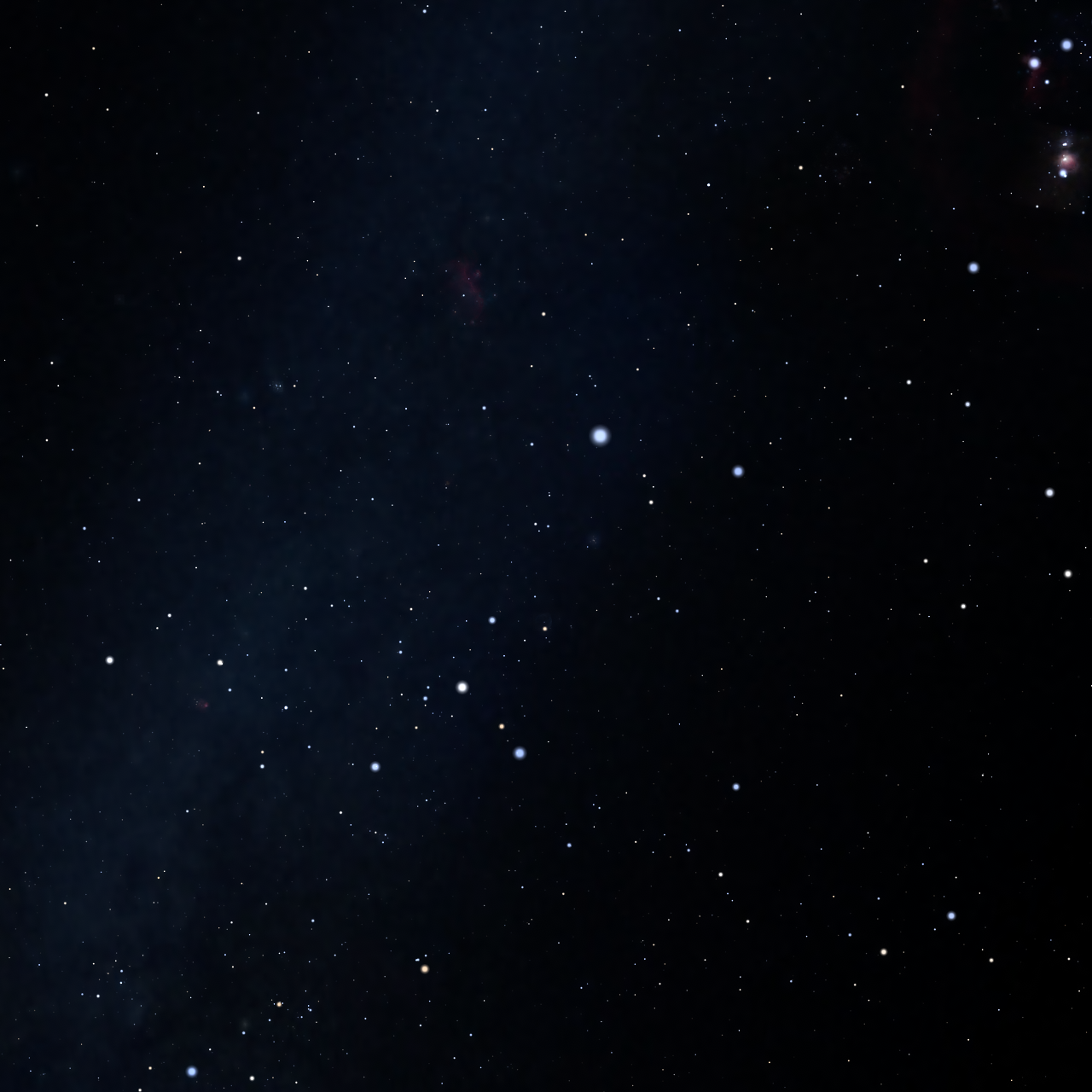 Stellarium Images of Canis Major