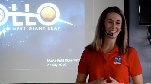Laurie Abadie from NASA speaks - July 2019